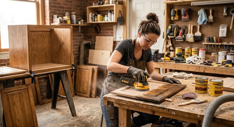 Wood Cabinet Refinishing in Indianapolis, IN