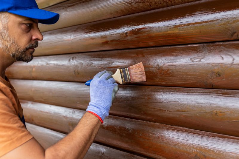 Exterior Siding Staining