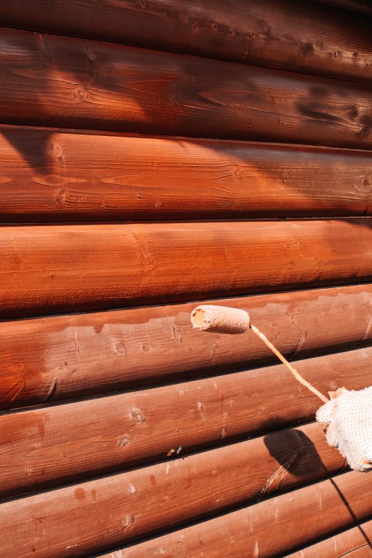 Exterior Siding Staining