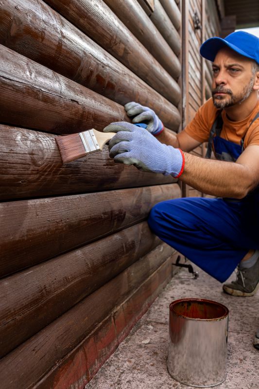 Exterior Siding Staining