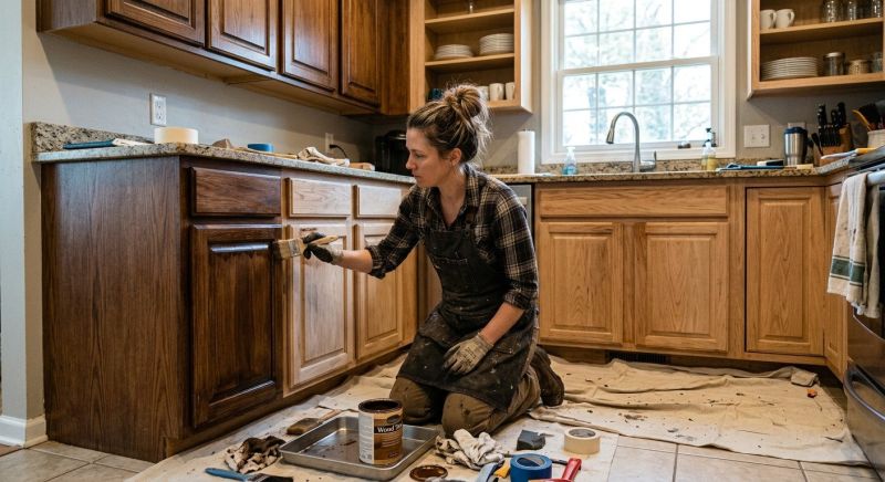 Kitchen Cabinet Staining in Indianapolis, IN