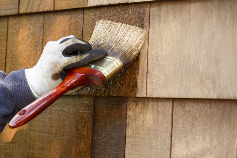 Exterior Siding Staining